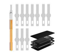 Herramienta de metal - Eliminador de pegamento para reparación de teléfonos, mango antideslizante, eliminación de cubierta para abrir el ordenador, reloj, portátil, mantenimiento de vidrio