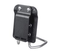 Herramienta de metal para cinturón con percha, versátil y práctica, regla de cinta métrica, soporte de cinta métrica para clavadora, taladro inalámbrico, compatible con martillo