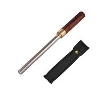 Herramienta De Metal Para Vestir Trastes De Guitarra, Con Bordes De 3 Tamaños, Mango De Madera, Mantenimiento De Reparación De Guitarra, Herramienta Luthier, Piezas De Guitarra (Color : 02)