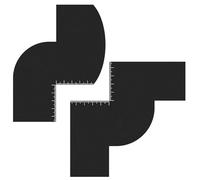 Herramienta de modelado de líneas capilares, herramienta de modelado de barba, guía de líneas capilares, plantilla de barba para modelador de cabello con plantilla de escala para hombre