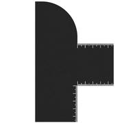 Herramienta de modelado de líneas capilares, herramienta de modelado de barba, guía de líneas capilares, plantilla de barba para modelador de cabello con plantilla de escala para hombre