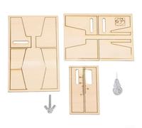 Herramienta de modelo de barco de madera, 1 paquete, kit de velero clásico, ayuda de cable de amarre ajustable, construcción de madera fuerte, para constructores aficionados