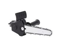 Herramienta de modificación de motosierra eléctrica, kit portátil de 6 pulgadas, accesorio de taladro de motosierra para madera, negro B