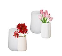 Herramienta de molde para macetas de flores de silicona resistente de forma redonda, accesorio imprescindible para uso doméstico, entusiastas del arte de resina, molde para arreglos de bodas