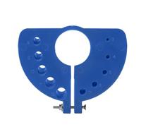 Herramienta de molienda de brocas, herramienta de afilado de prensa de taladro, taladro de amoladora angular multiusos para todas las brocas, material ABS resistente, aproximadamente 12,5 x 11,5 x 1,5