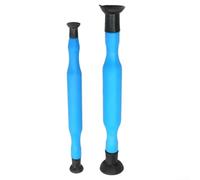 Herramienta de molienda de válvula de motor Lapping manual con ventosa Agarre de madera para asiento de culata Compatible con varios tamaños de vehículo Par (azul)