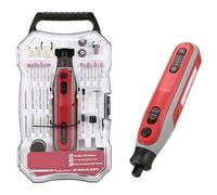 Herramienta de molienda eléctrica portátil de 82 piezas, puerto de carga rápida USB para manualidades y reparaciones, sujeción para herramienta giratoria de velocidad variable de 0,5 a 3,2 mm