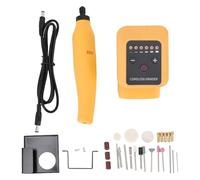 Herramienta de molienda inalámbrica de 6 velocidades, proporciona almacenamiento de carga para mini amoladora angular eléctrica para manualidades de bricolaje en casa pequeña