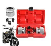 Herramienta de montaje de juntas, equipo de amortiguador de juntas de horquilla, kit de eliminación de montaje de motocicleta, para motocicleta, todoterreno, taller, garaje, casa, exterior