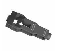 Herramienta de mortaja para pestillo de puerta, plantilla de cerradura de mortaja de 1-3/8 pulgadas o 1-3/4 pulgadas, kit de sierra perforadora para marcar y cincelar pestillo de puerta (negro)