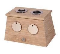 Herramienta De Moxibustión - Contenedor Terapéutico De Madera Ajustable, Dispositivo De Enfermería, Soporte Térmico Para El Bienestar, Cámara De Moxa Ventilada Y Segura | Relajación Regulable Les In