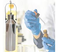 Herramienta de muestreo de aceite de laboratorio de acero inoxidable, muestreo vertical manual para detección y extracción de aceite