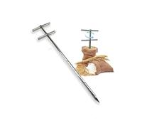 Herramienta de muestreo de sonda de grano, acero inoxidable, 2 m de longitud, 32 mm de diámetro, ideal para pruebas precisas de arroz, maíz y trigo en investigación científica
