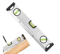 Herramienta de nivel - Nivel de en - Niveles pequeños de | Con base magnética y 3 burbujas 45 °, 90 °, 180 °, para colgar una tabla, pintura de marcado de pared, decoración de