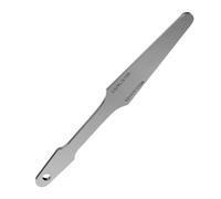 Herramienta de nivelación de coronación de trastes de guitarra, herramienta de nivelación, reparación de bordes de acero inoxidable, bordes de corte dobles