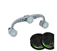 Herramienta de nudo de pesca, herramienta de nudo de ayuda para líneas de pesca, máquina compacta de nudos más anchos, accesorios de equipo de pescado para entusiastas principiantes y adultos