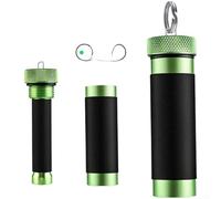 Herramienta de nudo de pesca, nudo GT antideslizante con extractor de línea y colgador inferior, herramienta guía para atar líneas de pesca y líderes (verde jade)