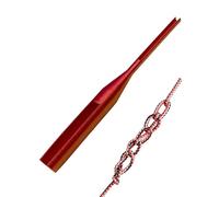 Herramienta de nudos de taller, doble cabeza de mano para cuentas con material de impresión 3D, herramienta de nudo de cordón de rosario con fácil uso, perfecto para principiantes, talleres, proyectos