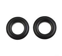 Herramienta de ojal ajustable de prensa manual, cierre de plástico con interior de 15 mm, tamaño exterior de 28 mm (10 piezas negras)