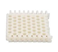 Herramienta de organización para Cables, Peine con Orificios para Cables de Red y Matriz de 9 mm para Cables CAT5, CAT6 y CAT7, Organizador Compacto de Cables de ABS y Cobre para (6x8 Agujeros)