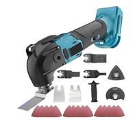 Herramienta de oscilación con batería multifunción para batería Makita de 18 V de ion de litio, 6 velocidades variables, motor sin escobillas, herramienta oscilante para quitar las cucarachas (sin