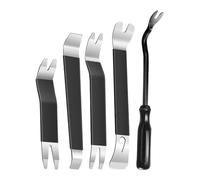 Herramienta de palanca automática | Kit de reparación interior versátil de 5 piezas resistente, herramienta de palanca para radio y salpicadero - para vehículo tablero de instrumentos de audio con