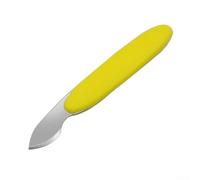 Herramienta de palanca para abrir la cubierta trasera del reloj para la parte inferior plana Prensa en caso de reparación Desmontar instrumento de mano con punta de acero y mango ABS Color amarillo