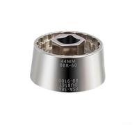 Herramienta de pedalier de bicicleta 5 en 1 para 39-49 mm, acero cromado | Juego de llaves de vaso de 44 mm, 46 mm, 49 mm, kit de ciclismo de acero endurecido, Bb9100 para llave Dub Fsa386