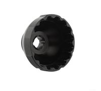 Herramienta de pedalier de bicicleta premium para BBT-69.2, interfaz de precisión de 44 mm de 16 muescas para reparación profesional (negro)
