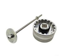 Herramienta de pedalier para DUB y T47, llave de instalación y desmontaje de acero inoxidable con bloque de prensa de aleación de aluminio 7075, diseño 2 en 1 para soportes inferiores Praxis, color