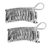 Herramienta de Peine de Clips de Plátano Negro de 2 Piezas para Mujeres, Cabello Ondulado Rizado Grueso o Delgado, 2 Metal y Peines Tejidos Accesorios de Peinado Simples (BLUE)