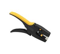 Herramienta de pelado automático con rápido, amarillo | Herramienta de alambre electricista profesional con pelacables de crimpado multifuncional, herramienta de reparación de