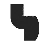 Herramienta de peluquería profesional para líneas de cabello y barba, características prácticas y fáciles de limpiar, indicadores de medición