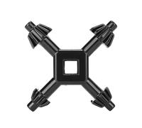Herramienta De Perforación 4 En 1, Portátil 4 En 1 Taladros Llave De Portabrocas Taladros De Acero Multifuncionales Llave De Portabrocas Material De Acero Para Herramientas Eléctricas Para