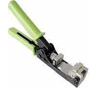 Herramienta de perforación Keystone Jack de 180 grados (solo compatible con conectores específicos AMP 110 Series de 8 posiciones), adaptador CAT5/5e y CAT6/6A, crimpadora de terminación rápida,