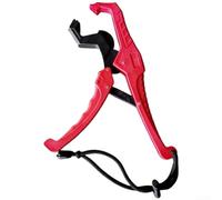 Herramienta de pesca de plástico colorido con mango ergonómico para lubina, trucha, mar, lago, río, pesca, agarre seguro, diseño ligero, rojo, naranja, negro, verde, opciones fáciles de usar para