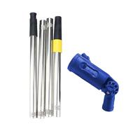 Herramienta de pintura de múltiples ángulos, extensor de pinceles para pared y techo, soporte extensible para brochas que reduce la fatiga del brazo, postes de extensión de pintura