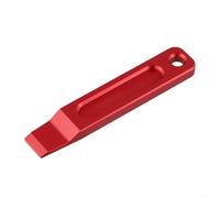 Herramienta de pinza de freno de bicicleta para discos hidráulicos con función de reinicio de pistón y construcción de aleación de aluminio para un rendimiento fiable (rojo)