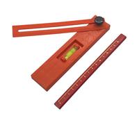 Herramienta De Plantilla Carpintería Precisión Regla Medición Profundidad Plegable Regla Marcado Ángulos Para Artesanos Transportador Trazado