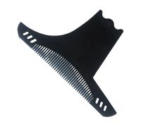 Herramienta de plantilla de barba para hombres, plantilla de herramienta de guía de barba: forro, plantilla moldeadora, guía de recorte, aseo facial para recortar el facial