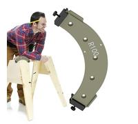 Herramienta de plantilla de enrutador: de guía de chaflán preciso, instrumento auxiliar de recorte de esquinas externo interno eficiente para trabajos de bordes | Proyecto de carpintería