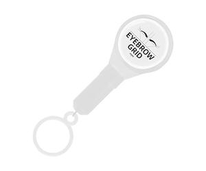 Herramienta de posicionamiento de cejas para tatuajes, guía compacta de mapeo, 3,15 x 1,57 x 0,79 pulgadas, marcador de cadena y tinta ligero para artistas profesionales de maquillaje, bloggers de