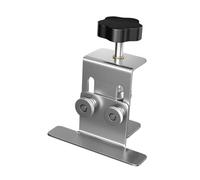 Herramienta de posicionamiento de instalación de puerta de armario, plantilla ajustable de acero inoxidable para una alineación precisa de la puerta (base de 3.94 pulgadas)