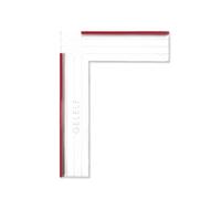 Herramienta de posicionamiento de papel, herramienta de colocación de impresión de placa de gel, capas de alineación de papel para impresión de gel, suministros para hacer tarjetas, regla cuadrada L