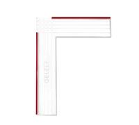 Herramienta de posicionamiento de papel, herramienta de colocación de impresión de placa de gel, capas de alineación de papel para impresión de gel, suministros para hacer tarjetas, regla cuadrada L