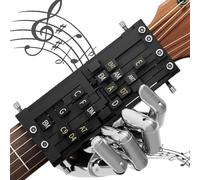 Herramienta de práctica de acordes de guitarra de un solo toque con ayuda de aprendizaje de transición automática para principiantes a dominar acordes, accesorio acústico folclórico ideal para regalo