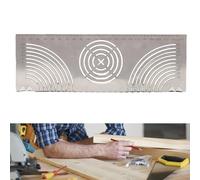 Herramienta de precisión con ranuras de guía integradas para líneas paralelas precisas en metal (65)