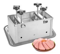 Herramienta de prensa de carne de jamón con presurización de doble tornillo para almuerzo casero, hamburguesas rellenas y deslizadores de barbacoa