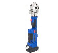 Herramienta de Prensa Hidráulica Eléctrica 60KN, Crimpadora Inalámbrica con 11 Dados para Tubo Cobre 16-300mm² y Aluminio hasta 240mm² - Operación Un Botón para Fontanería y Electricidad Profesional