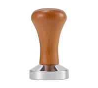 Herramienta de prensa manual de café espresso de acero inoxidable para café y hotel, color marrón, 90 x 49 mm